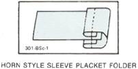 Bi-angle Sleeve facing folder