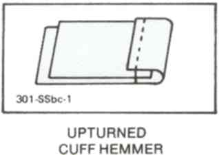 Upturned Cuff Hemmer