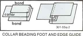 Collar Beading Foot And Edge Guide