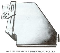 Num 222 - Imitation Center Front Folder