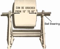 Model #b24: Rolled Goods Unwinder