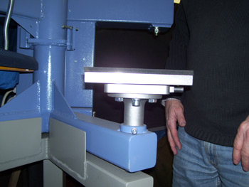 Platen installed on Heat Press